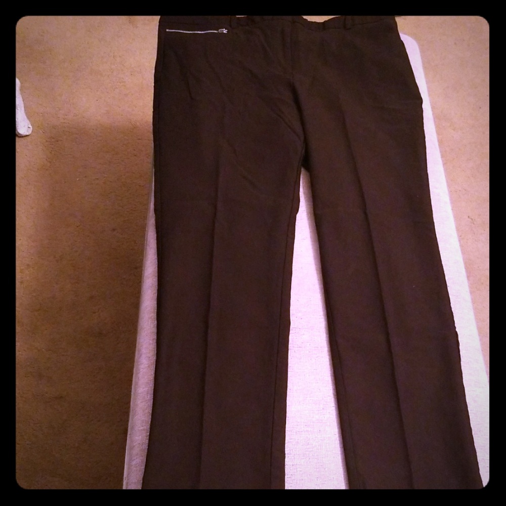 Calvin Klein black ankle pants
